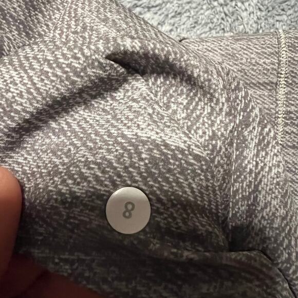 Lululemon Om Pants Womens 8 Fold Over Waist Gray Baggy - Picture 6 of 9